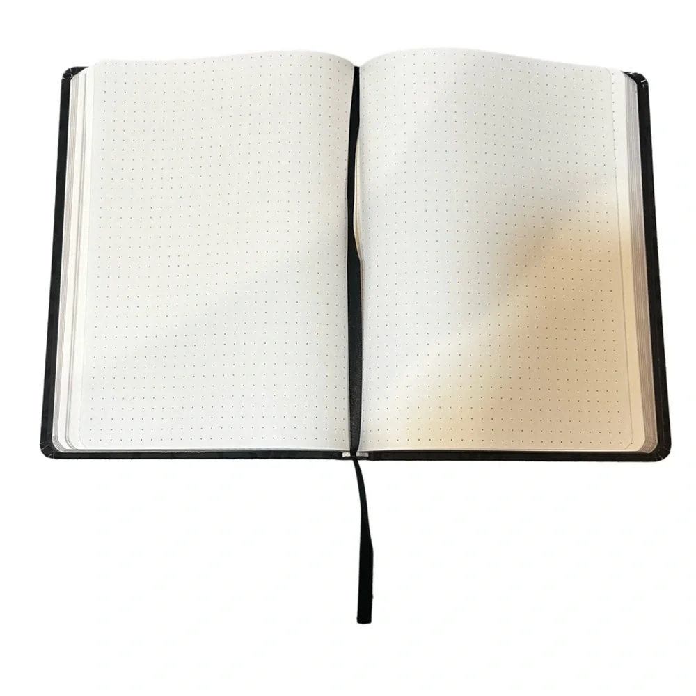 Threshold Black Leopard Print Notebook